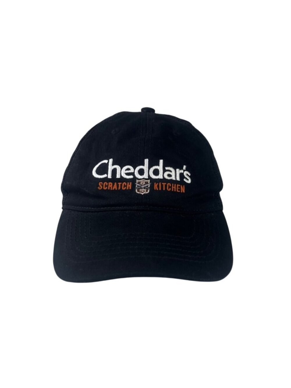 Cheddars Scratch Kitchen Trucker Hat Black Embroidered Employee